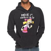 Hey Arnold Helga Move It Football Head Vintage Hoodie | Artistshot