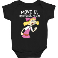 Hey Arnold Helga Move It Football Head Baby Bodysuit | Artistshot