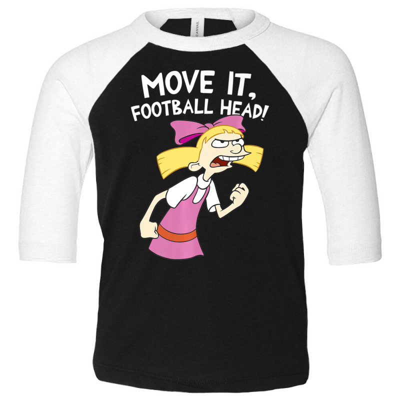 Hey Arnold Helga Move It Football Head Toddler 3/4 Sleeve Tee by cm-arts | Artistshot