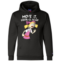 Hey Arnold Helga Move It Football Head Champion Hoodie | Artistshot