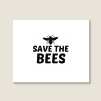 Save The Bees Landscape Canvas Print | Artistshot