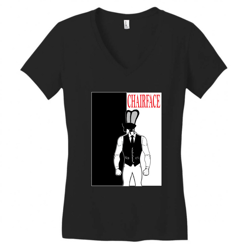 The Tick Chairface Scarface Gift Women's V-Neck T-Shirt by KaylahConley | Artistshot