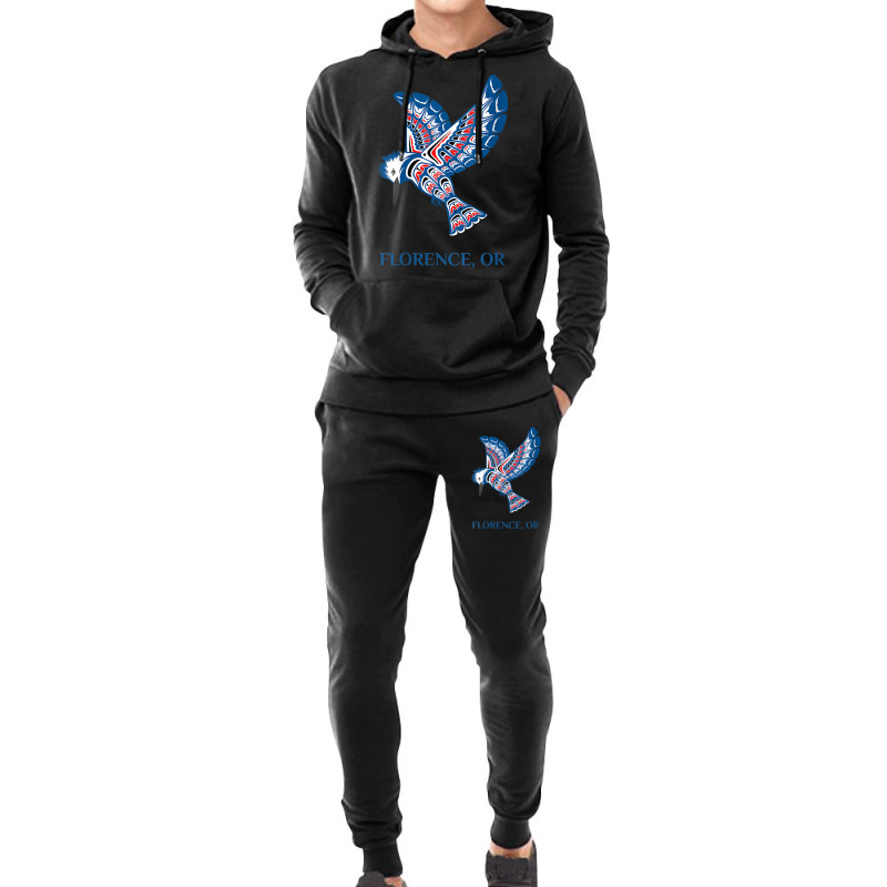 Womens Florence Oregon Native American Indian Kingfisher Bird V Neck T Hoodie & Jogger set by cm-arts | Artistshot