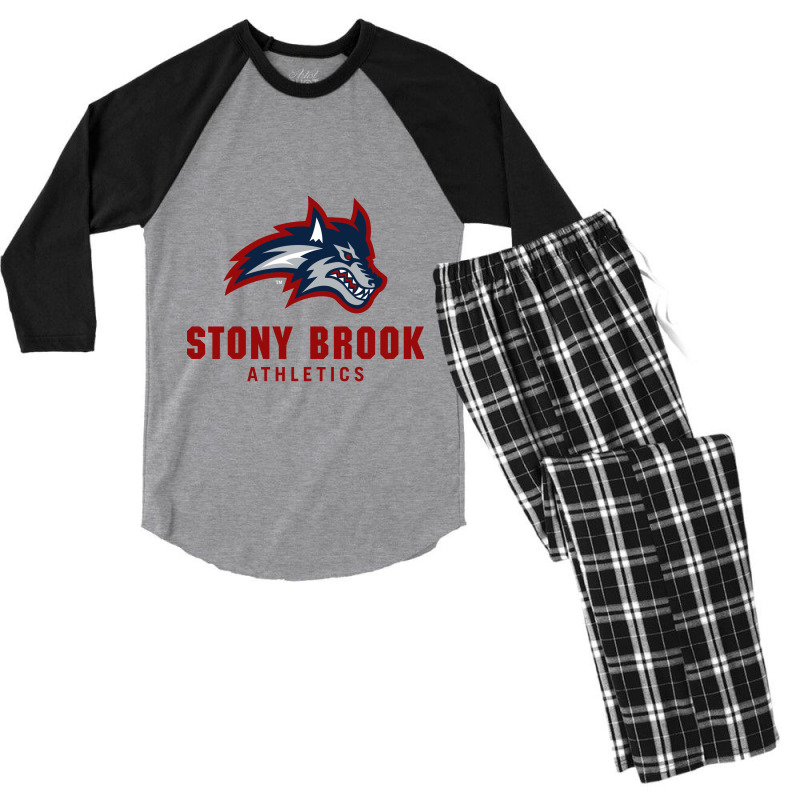 The Seawolves, Stony Brook Univ Men's 3/4 Sleeve Pajama Set by Cielkenedy | Artistshot