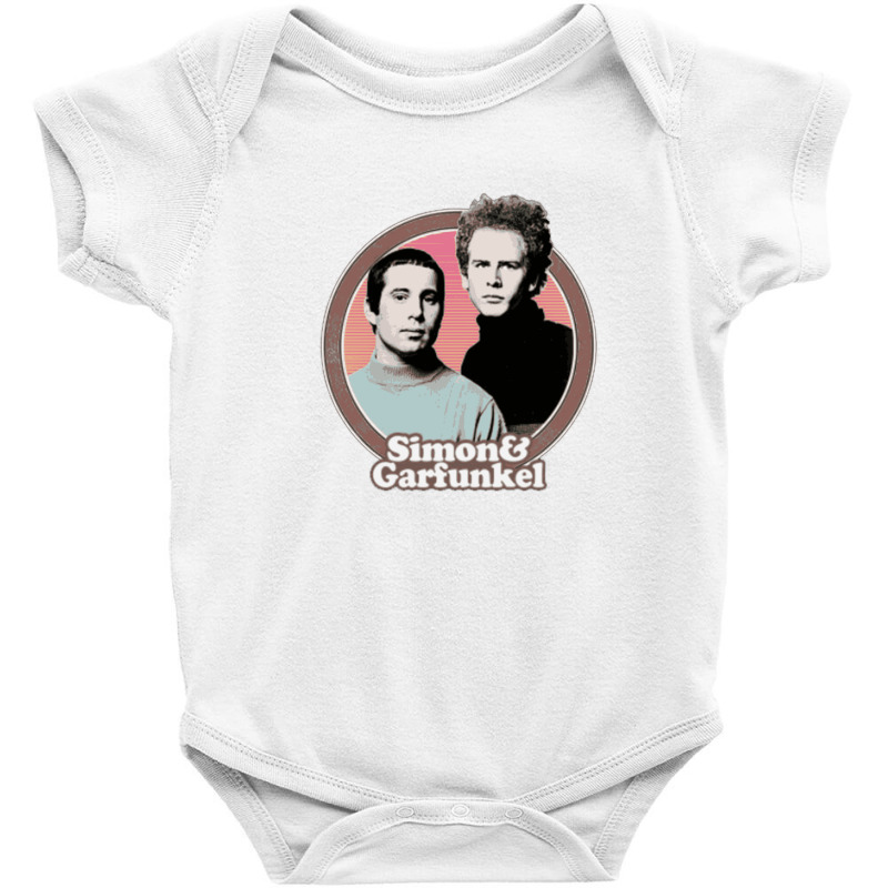 Simon & Garfunkel Original Retro Fan Art Design Baby Bodysuit | Artistshot