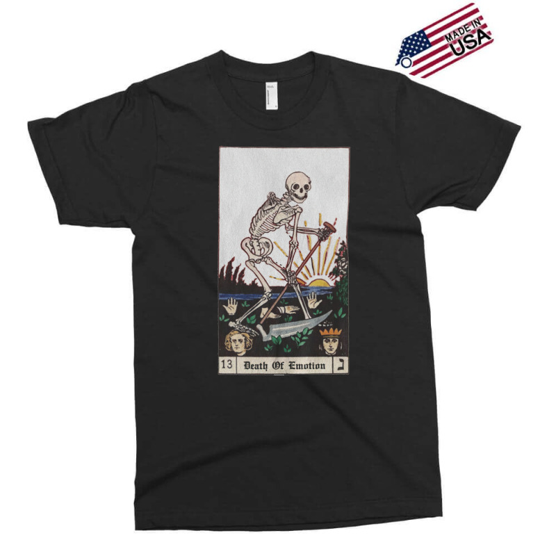 Death Skeleton Tarot Card, Aesthetic, Death Of Emotion, Death Skeleton Exclusive T-shirt | Artistshot