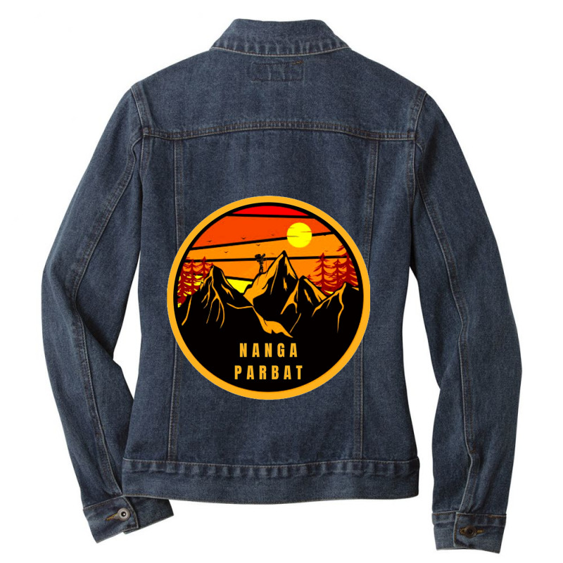 Nanga Parbat Ladies Denim Jacket by cm-arts | Artistshot