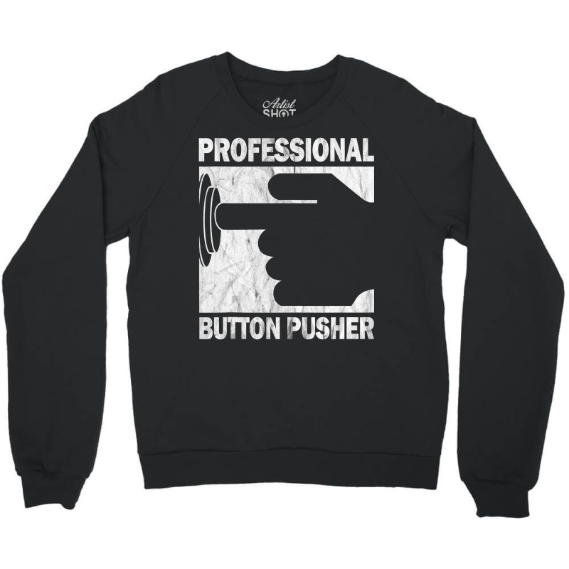 Professional Button Pusher Cnc Engineer G Code Vintage Tank Top Crewneck Sweatshirt | Artistshot