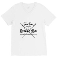 Tom Fury Of The Lightning Rods   Ray Bradbury V-neck Tee | Artistshot