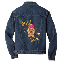 Kids Jojo Siwa Bowbow Star Portrait Men Denim Jacket | Artistshot