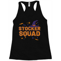 Stocker Squad Witch Halloween Matching Stacker Racerback Tank | Artistshot