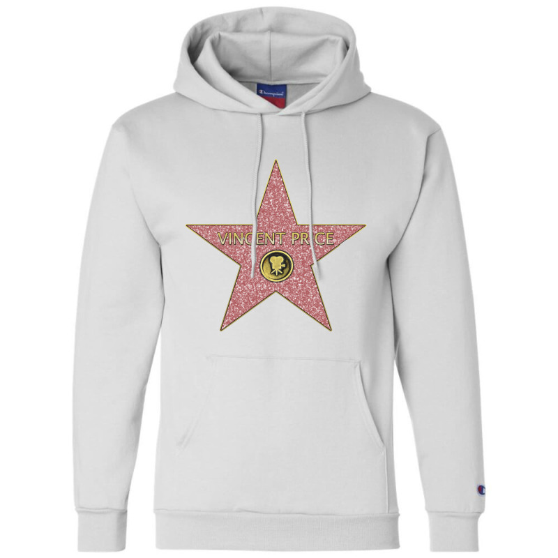 Vincent Price's Hollywood Star   Vincent Price Champion Hoodie by ceejayshammah | Artistshot