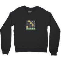 Crazy About These Daily Words (wordle Game) Crewneck Sweatshirt | Artistshot