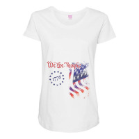 We The People Maternity Scoop Neck T-shirt | Artistshot