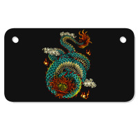 Chinese Dragon, Oriental Vintage, Symbolic, East Asian Culture, Japane Motorcycle License Plate | Artistshot