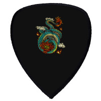 Chinese Dragon, Oriental Vintage, Symbolic, East Asian Culture, Japane Shield S Patch | Artistshot