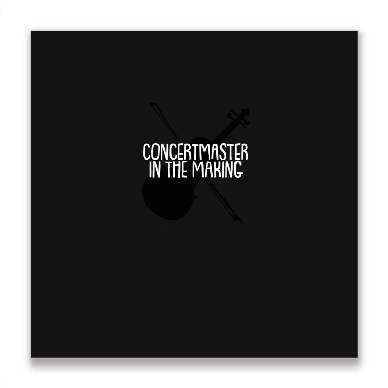 Concertmaster In The Making Metal Print Square | Artistshot