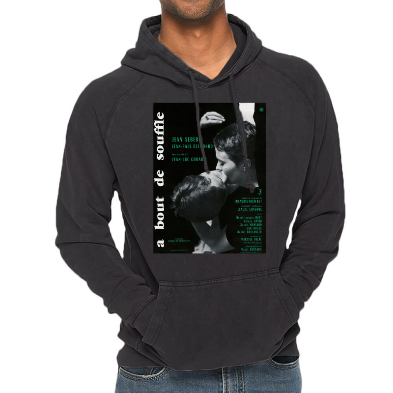 Breathless Jean Luc Godard Vintage Hoodie | Artistshot