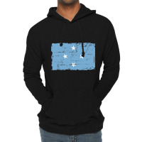 Flag Of Micronesia - Vintage Look - Banner Lightweight Hoodie | Artistshot