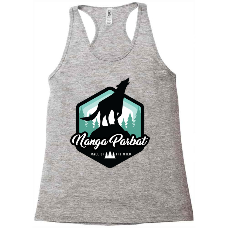 Nanga Parbat Call Of The Wild Racerback Tank by cm-arts | Artistshot