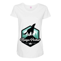 Nanga Parbat Call Of The Wild Maternity Scoop Neck T-shirt | Artistshot