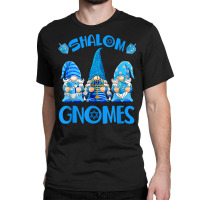 Shalom Gnomes Chanukah Funny Jewish Hanukkah Classic T-shirt | Artistshot