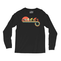 Fathers Day Playing With Toddler Retro Vintage Sunset Long Sleeve Shirts | Artistshot