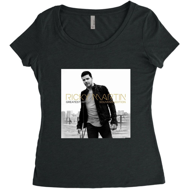 Ricky Martin Women's Triblend Scoop T-shirt by wildafikri891209 | Artistshot