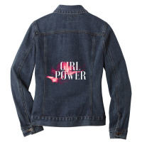 Girl Power2 Ladies Denim Jacket | Artistshot