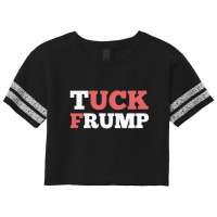 Tuck Frump Funny Anti President Design Scorecard Crop Tee | Artistshot