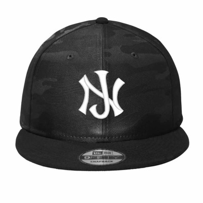 New Jersey Logo Embroidery Embroidered Hat Camo Snapback Designed By Madhatter