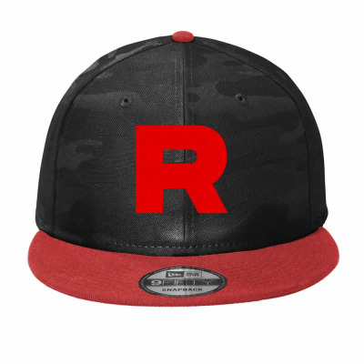 Team Rocket Embroidery Embroidered Hat Camo Snapback Designed By Madhatter