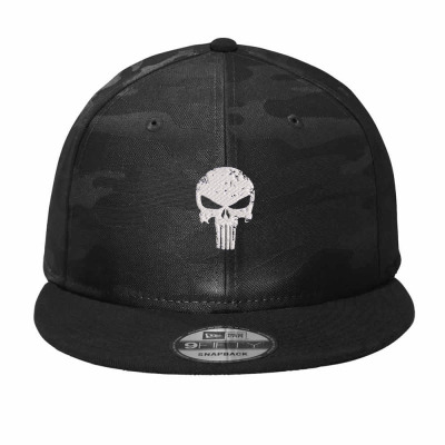 The Punisher Skul Embroidery Embroidered Hat Camo Snapback Designed By Madhatter