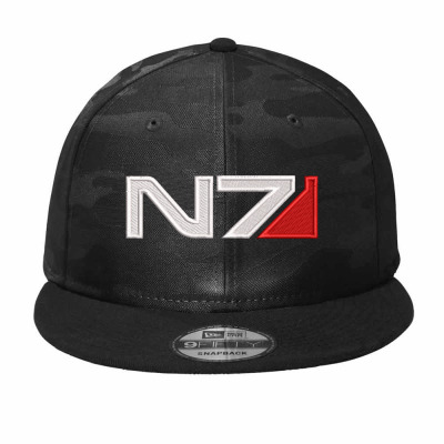 Mass Effect N7 Logo Embroidered Hat Camo Snapback Designed By Madhatter