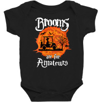 Womens Brooms Are For Amateurs Witch Golf Cart Golfer Halloween Fun V Baby Bodysuit | Artistshot