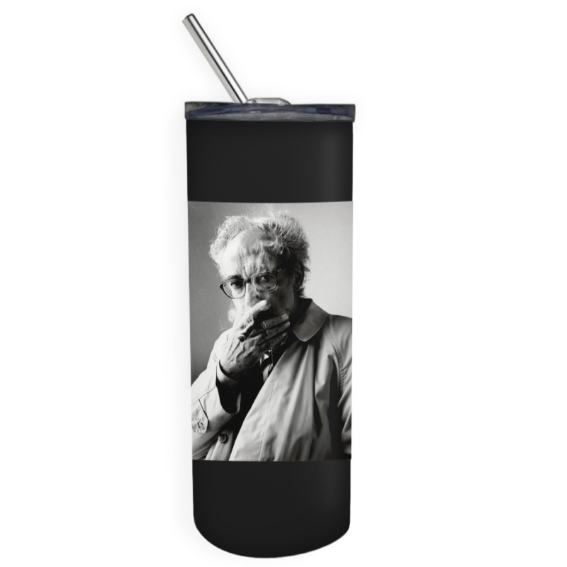 Jean-luc Godard French-swiss Film Director Skinny Tumbler | Artistshot