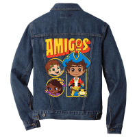 Kids Santiago Of The Seas Amigos Men Denim Jacket | Artistshot