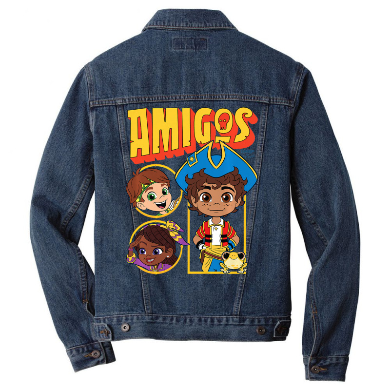 Kids Santiago Of The Seas Amigos Men Denim Jacket by cm-arts | Artistshot