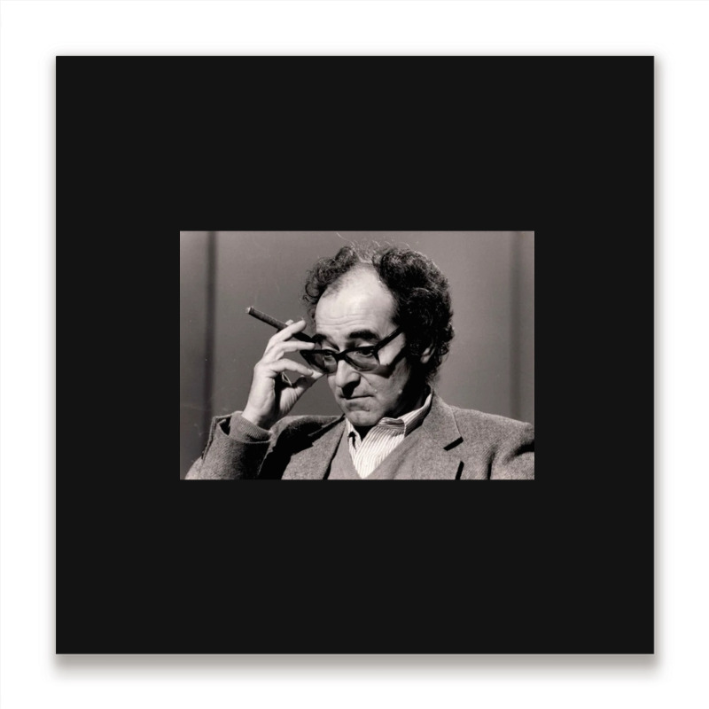 Jean-luc Godard French-swiss Film Director, Jean-luc Godard French Fil Metal Print Square | Artistshot