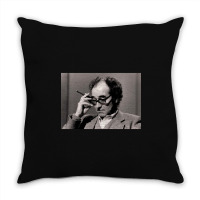 Jean-luc Godard French-swiss Film Director, Jean-luc Godard French Fil Throw Pillow | Artistshot