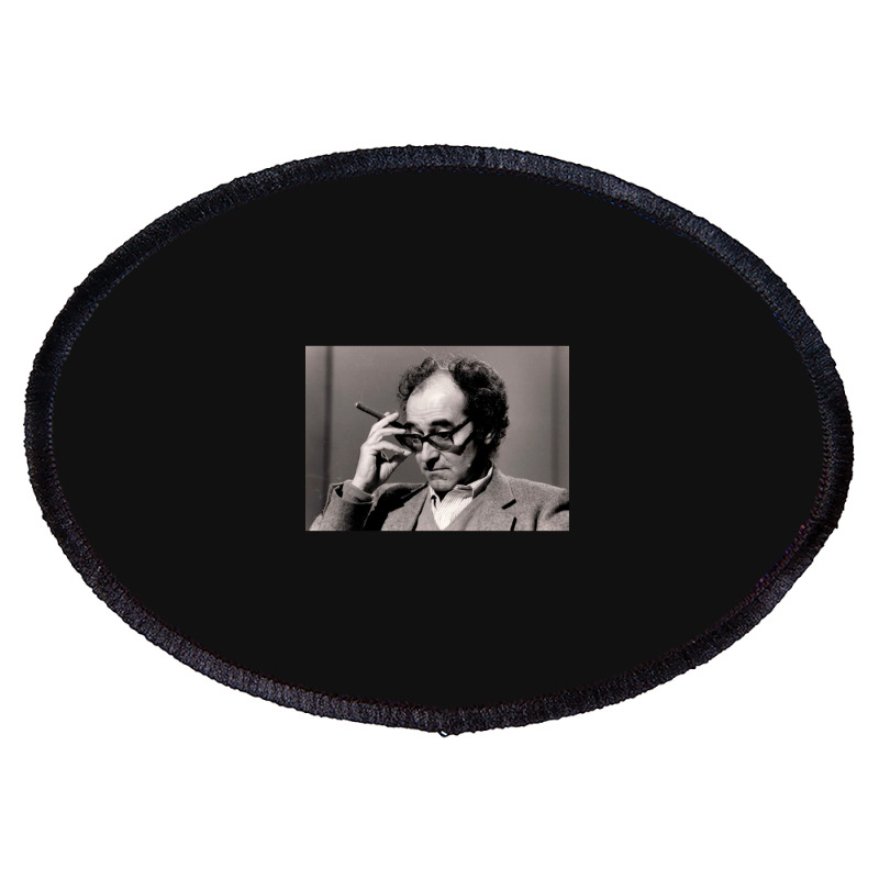 Jean-luc Godard French-swiss Film Director, Jean-luc Godard French Fil Oval Patch | Artistshot