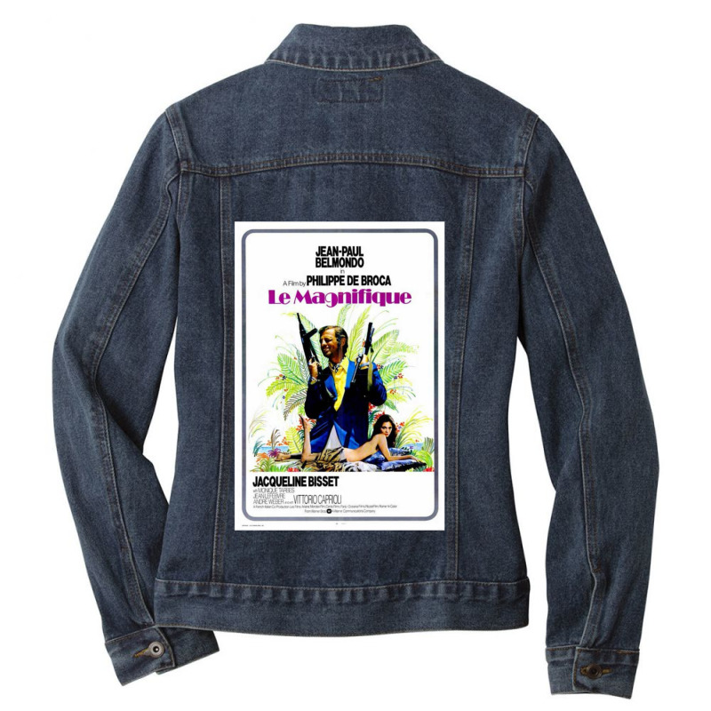 Le Magnifique Ladies Denim Jacket by cm-arts | Artistshot