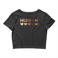 All Inclusive Hearts For Blm Racial Justice & Human Equality Sweatshir Crop Top | Artistshot