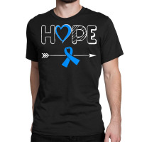 Hope Diabetes Type 1 Ribbon Type 2 Diabetes Awareness Classic T-shirt | Artistshot