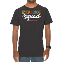 Espanol Squad Bilingual Spanish Teacher Back To School 2022 Vintage T-shirt | Artistshot