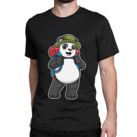 C:\users\dell\desktop\l2\chung 7\panda Types Panda As Hiker With Backp Classic T-shirt | Artistshot