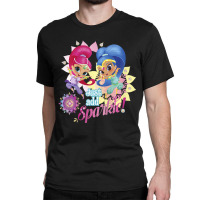 Kids Shimmer And Shine Just Add Sparkle Dancing Portrait Classic T-shirt | Artistshot