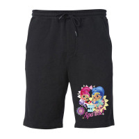 Kids Shimmer And Shine Just Add Sparkle Dancing Portrait Fleece Short | Artistshot