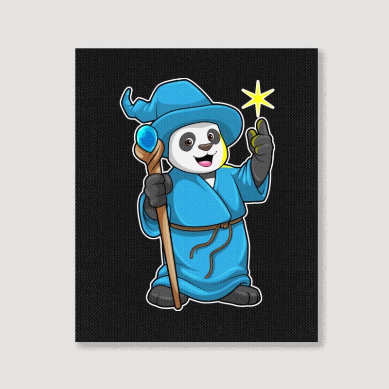 C:\users\dell\desktop\l2\chung 7\panda Types Panda As Wizard With Magi Portrait Canvas Print | Artistshot