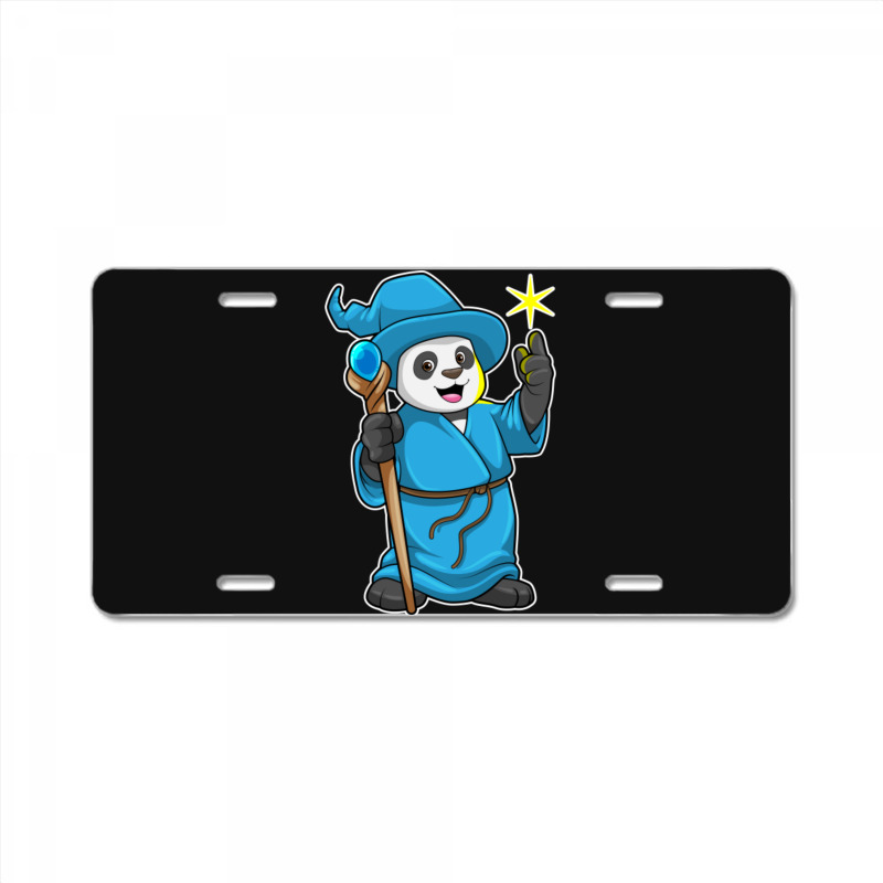 C:\users\dell\desktop\l2\chung 7\panda Types Panda As Wizard With Magi License Plate | Artistshot